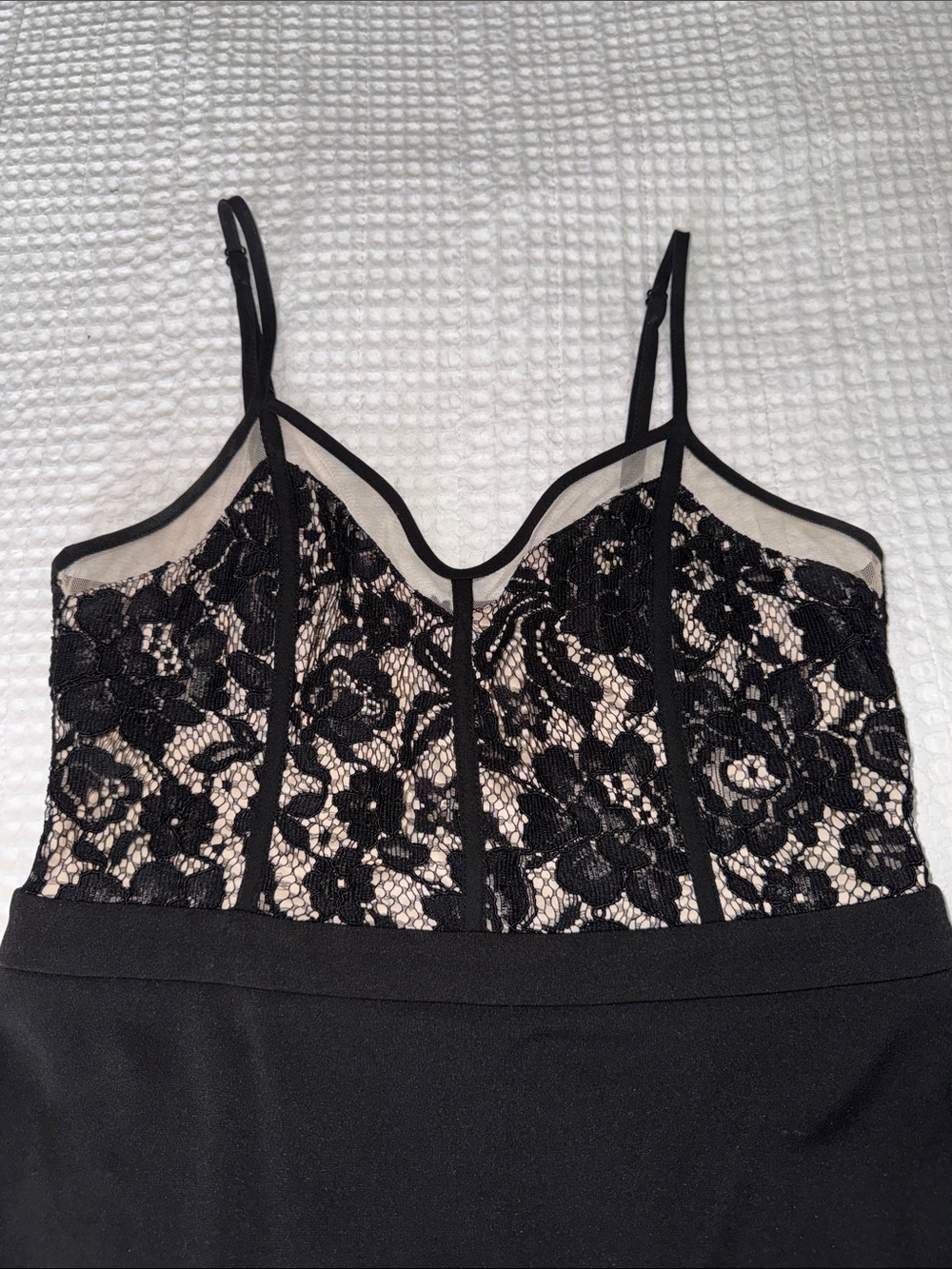 Forever 21 Black Lace-Trim Slip Dress - Picture 2 of 5